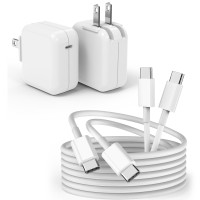 2Pack 30W Charger Block with 60W C-C 10ft Long USB C Cable 2Pack 30W Charger Block with 60W C-C 10ft Long USB C Cable
